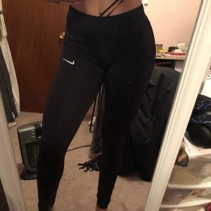 Black Nike Dri-Fit Running Tights